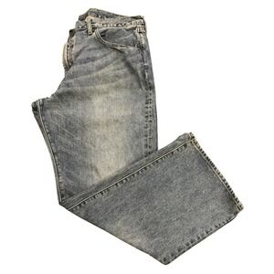 GAP 1969 Loose Fit Jeans Mens 38x30 Blue Denim Straight Casual